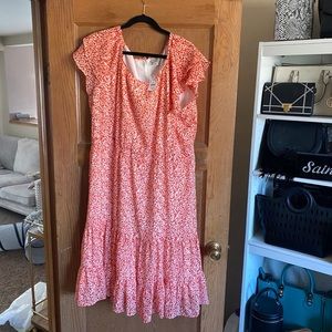 J crew floral dress